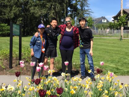 Planting Party With ParkSparks at the Coquitlam 'Good Neighbour Park'